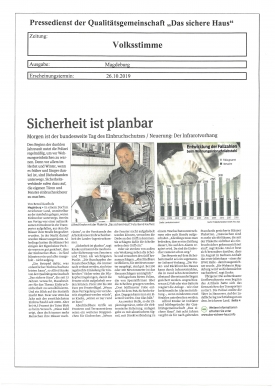 Sicherheit ist planbar