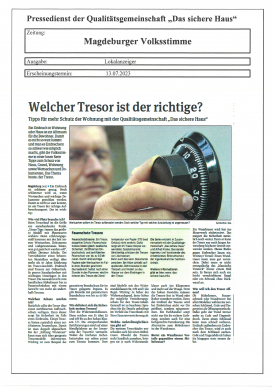 Welcher Tresor ist der Richtige?